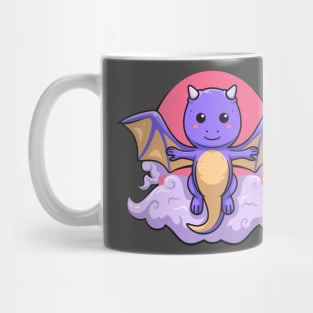 cute flying dragon in the sky Mug